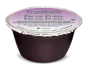 FruitBlendz 4oz Label Prune Cup